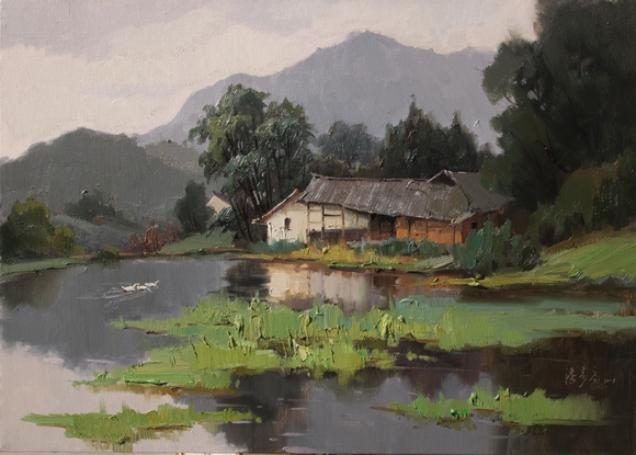 潘寿亮写生油画作品